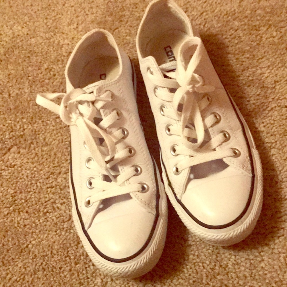White & Black Converse.